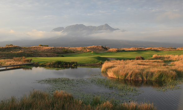 Golfing in South Africa on the Garden Route.