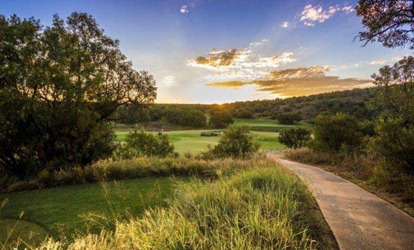 Views of the golf courses in the Waterberg area