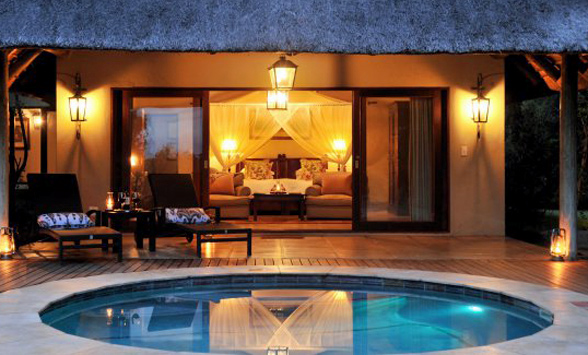 Honeymoon safari lodges in South Africa.