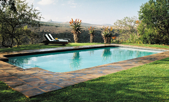 Views from the pool at Fugitive's Drift towards Isandlwana.